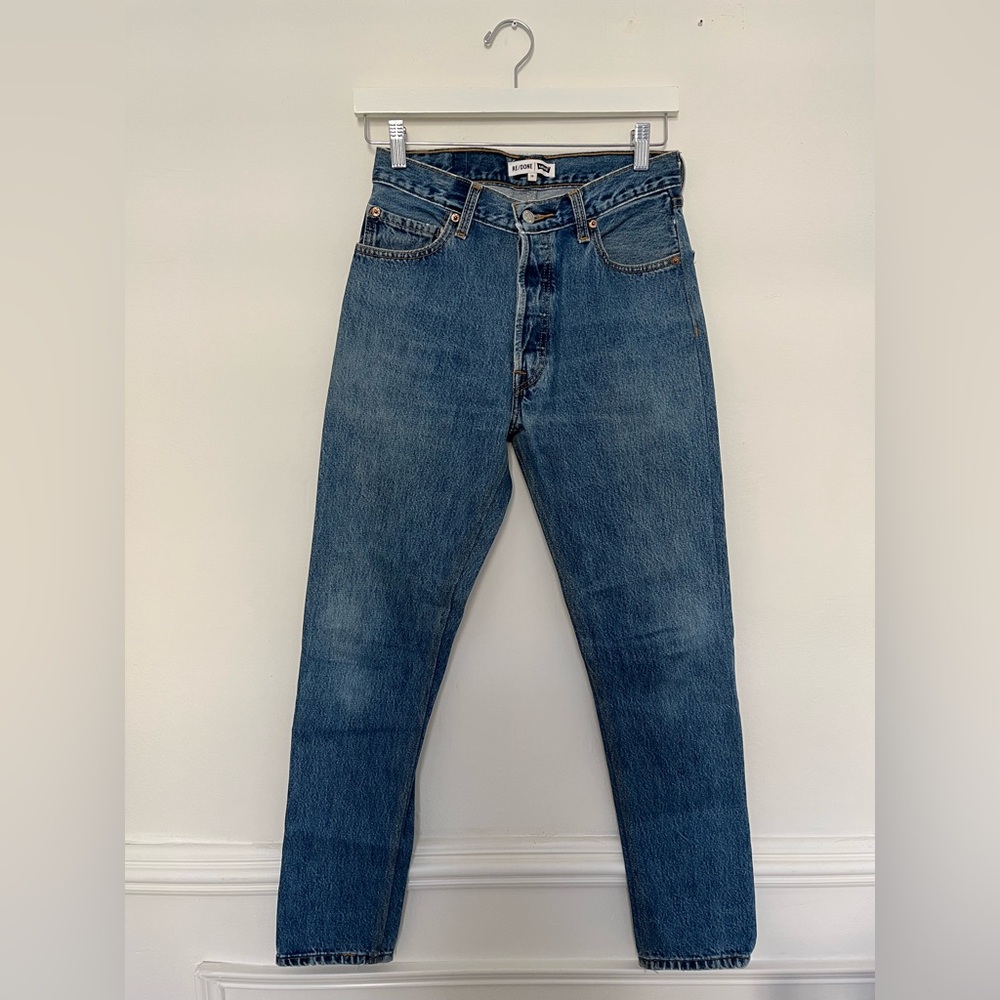 Redone Levi’s straight leg 26